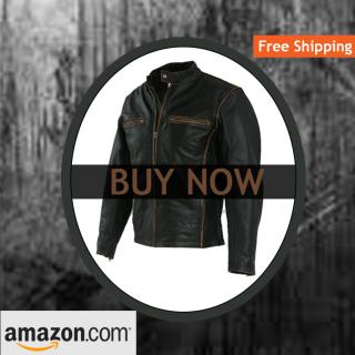 Biker Motorcycle Leather Jacket logo