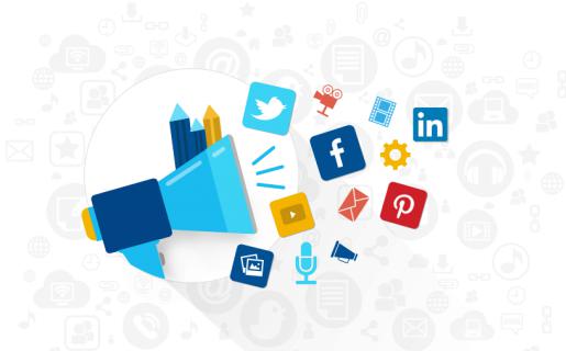 social media marketing logo