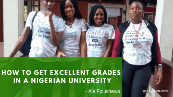 how to get excellent grades in a nigerian university logo