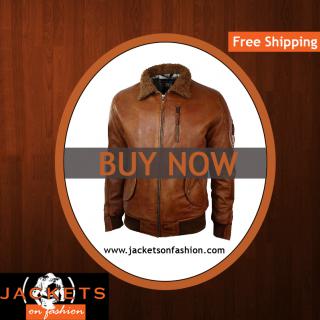 Aviator G-1 leather jacket logo