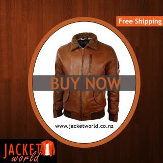 Aviator G-1 leather jacket logo