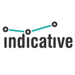 Indicative - Customer analytics, free from limits logo