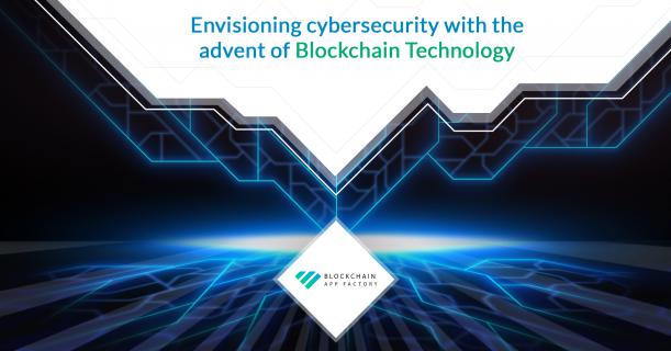 blockchain technology for cyber security logo