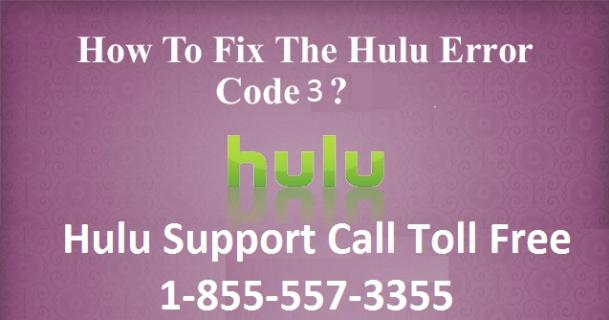 How to Fix Hulu Error Code 3 Call 1-855-557-3355 Toll Free logo