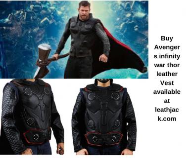 Avengers infinity war thor Vest logo