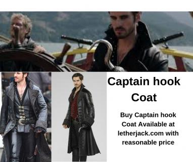 Captain hook coat once upon a time logo