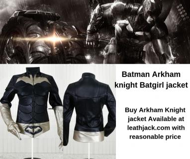 Batman Arkham knight Batgirl jacket logo