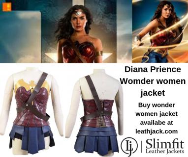 Diana Prince wonder women jacket logo