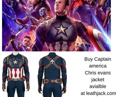 Captain america Chris evans jacket logo