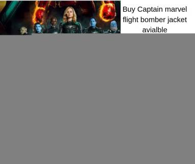 Captain marvel carol danvers flight bomber jacket logo