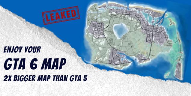 GTA 6 map leak: 2x Bigger Map Than GTA 5 | GTA 6 Endless World logo