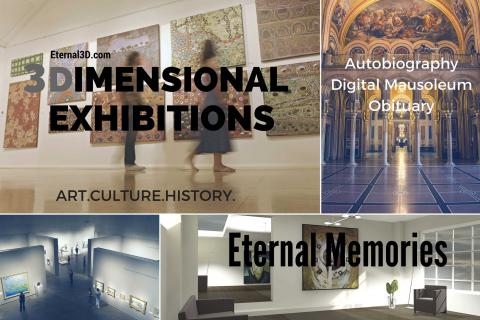 3D Virtual Exhibition - Eternal3D logo