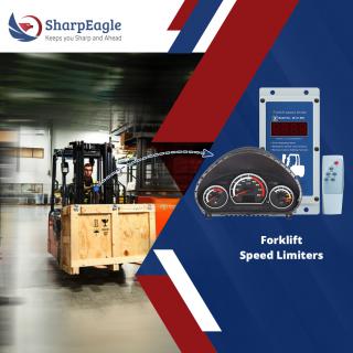 Forklift Speed Limiter: "Regulate Your Speed for Maximum Safety" logo