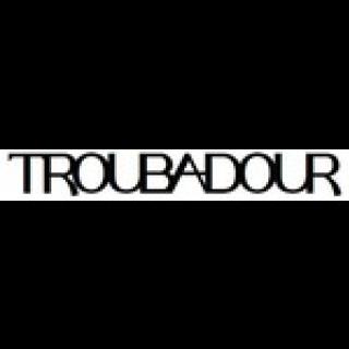 Troubadour is a professional hair salon- Get your hair in style logo