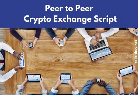 Peer to peer cryptocurrency exchange script logo