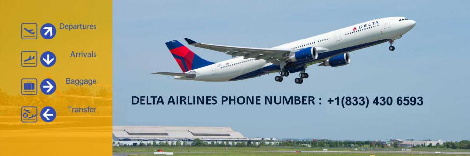 Delta Airlines Phone Number : +1 (833) 430 6593 logo