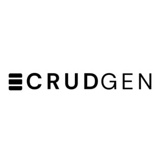 CRUDgen feature-rich UI CRUD generator logo