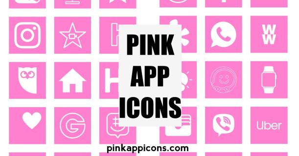 Free Pink App Icons Pack Download logo