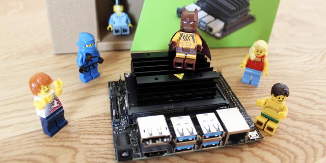 NVIDIA Jetson Nano and LEGO Minifigures logo