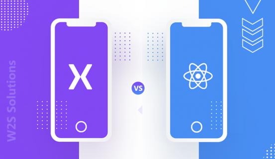 React Native vs. Xamarin logo