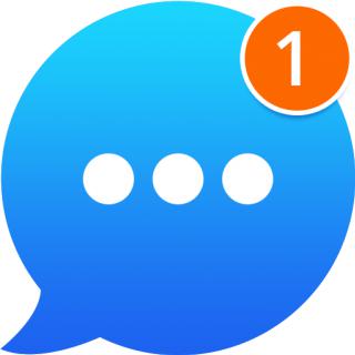 Messenger Messages - One-stop messaging, texting SMS messenger for Android phones. logo