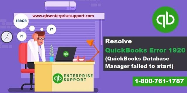 Fix Error 1920: QuickBooks Database Manager failed to start logo