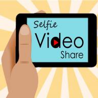 Selfie Social Video share logo