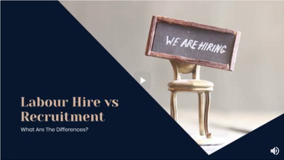 Labour Hire vs Recruitment logo