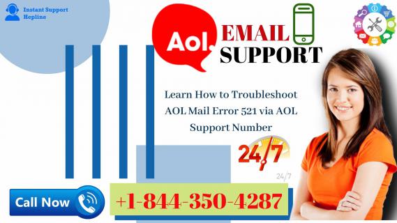 Troubleshoot AOL Mail Error 521 via AOL Support Number logo