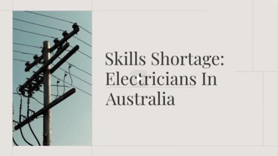 Skills Shortage of Electricians In Australia logo