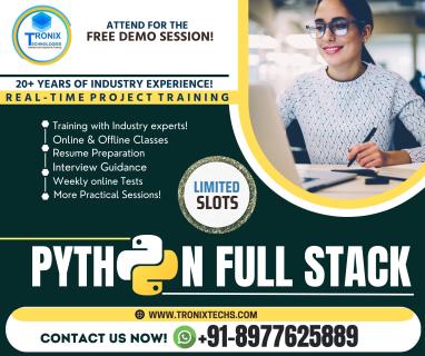 Python full stack training in hyderabad logo