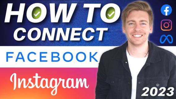 How To Connect Facebook Page To Instagram | Desktop &amp; Mobile logo