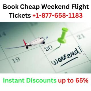 Book Cheap weekend flight Tickets +1-877-658-1183 logo