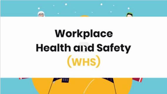 Workplace Health and Safety (WHS) logo