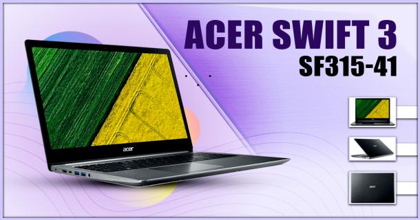 Acer Swift 3 SF315-41 Laptop – The Power of Performance and Style logo