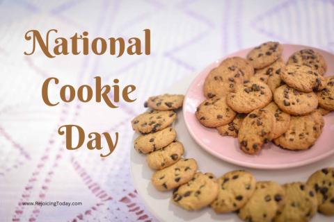 Let's Bake Some Cookies! It's National Cookies Day! logo