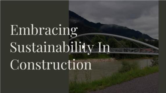 Embracing Sustainability In Construction logo