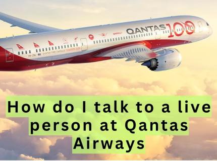 How do I talk to a live person at Qantas Airways? logo