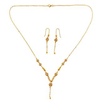 "Adorned in Elegance: Exploring the Allure of Indian Gold Necklace Sets" logo