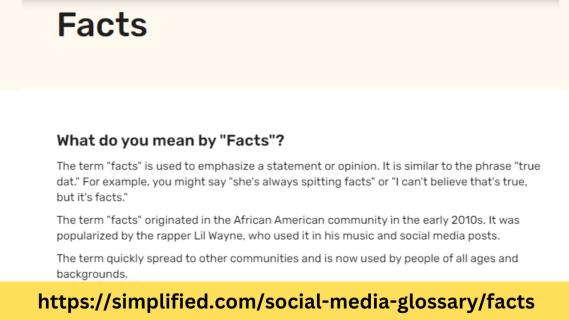 Demystifying Facts: A Fundamental Term in Social Media Glossaries | Simplified logo