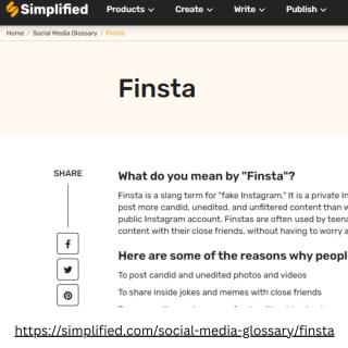 Unraveling the Secret Behind Finsta in Social Media Glossary | Simplified logo