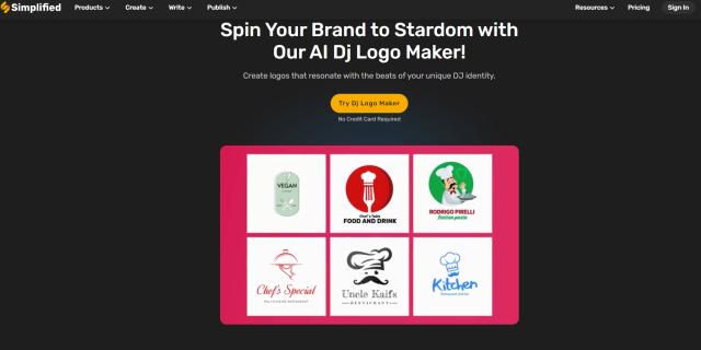 AI-Generated Logos for DJs: Discover AI Dj Logo Maker | Simplified logo