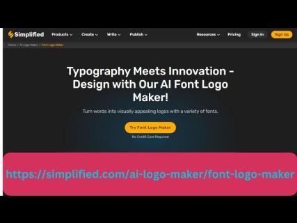 Design Eye-Catching Logos with our AI font logo maker | Simplified logo