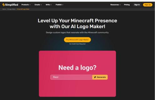 Design Professional Minecraft Logos with our Powerful Logo Maker | Simplified logo