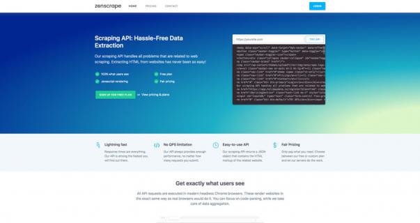 Scraping API: Hassle-Free Data Extraction logo