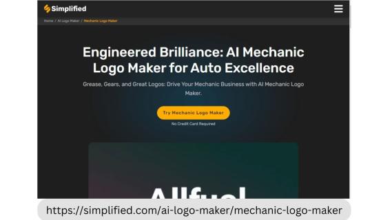 Design Custom Mechanic Logos with Ease using Our AI Logo Maker | Simplified logo