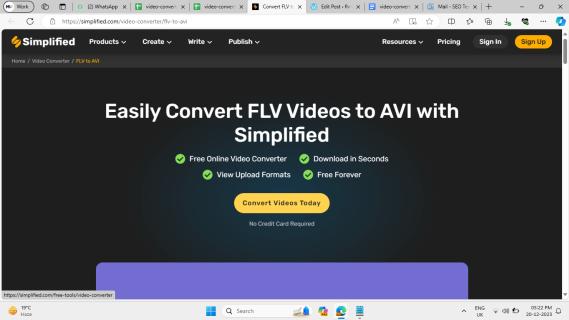 Simplified: Easily Convert FLV Videos to AVI with Our User-Friendly Tool logo