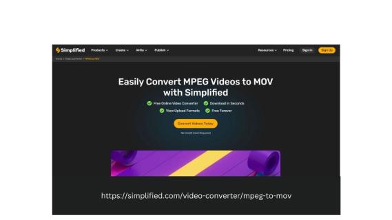 Simplified: Convert MPEG Videos to MOV with Ease and Simplicity - Simplified logo