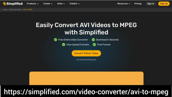 Effortlessly Convert AVI Videos to MPEG with Simplified   User-Friendly Tool logo