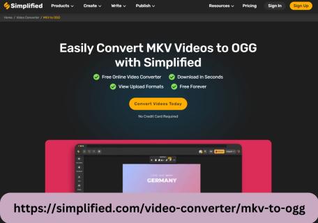 Simplified: Effortlessly Convert MKV Videos to OGG with Our User-Friendly Tool logo